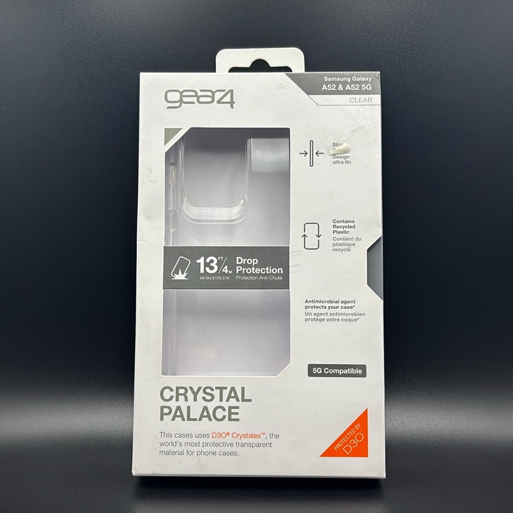 📱 Gear4 Crystal Palace Case – Samsung Galaxy A52 & A52 5G (Clear)